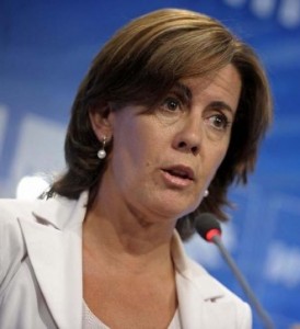 Yolanda Barcina, presidenta del Gobierno de Navarra