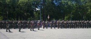 Jura bandera Regimiento América 66