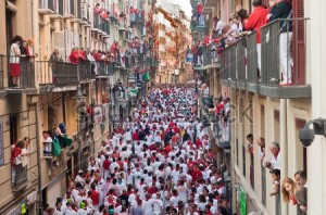 Los Sanfermines encarecen un 520% el alquiler de pisos en Pamplona
