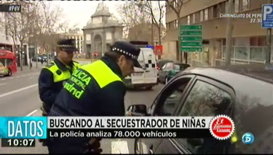El secuestrador de niñas de Madrid vuelve a actuar