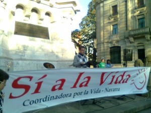 Manifestación  contra el aborto en Pamplona. elirrintzi.blogspot.com-