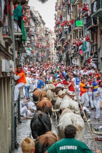 “Enfilando la Estafeta”, ganadora del concurso.. Rubén Albarrán Beltrán 