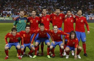 Selección española de fútbol.
