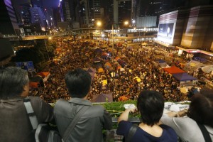 Activistas Pro-democracia se manifiestan en Hong Kong