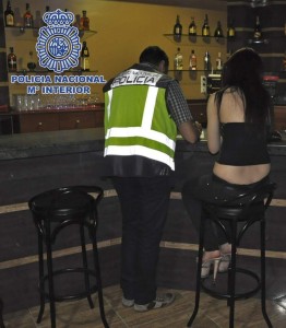 Policia libera joven rumana