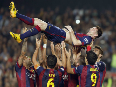 Leonel Messi entra en la leyenda de la Liga española