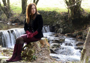 Dolores Redondo, en el valle del Baztan.