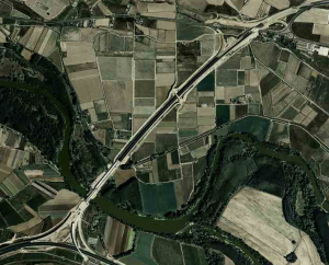 Vista de la conexión de la Autovía del Camino (A-12) con La Rioja, en Viana. (Foto: Navarra.es).