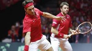 Suiza, a un paso de la Ensaladera tras ganar el dobles