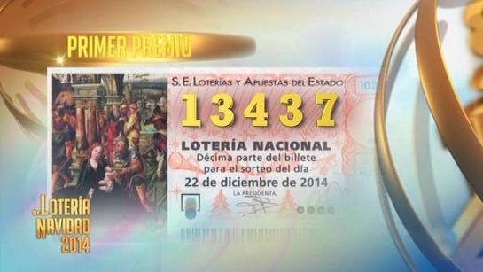El gordo cae en el 13.437