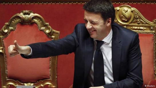 El primer ministro Renzi gana voto de confianza en el Senado italiano
