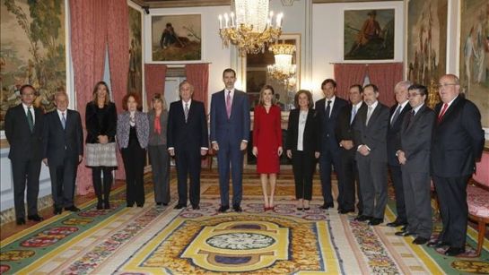 Los reyes conceden primera audiencia a Patrimonio y al Consejo de la Grandeza