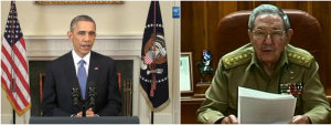 Obama y Castro, en rueda de prensa simultánea.