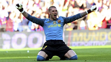 Un estudio concluye que Víctor Valdés, ex del Barça, ha sido el mejor portero de la historia de la Liga
