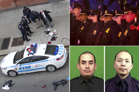 Dos policías mueren tiroteados en Nueva York