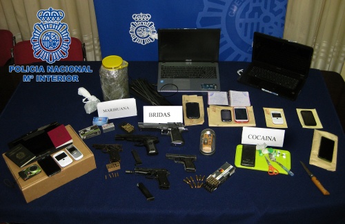 10 detenidos tras el secuestro de tres personas por el robo de una maleta cargada de cocaína 