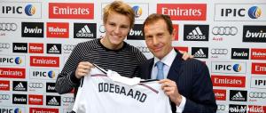 Odegaard es presentado oficialmente por el club blanco. DR