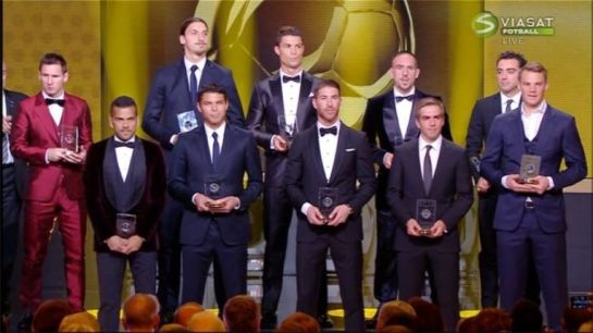 Cristiano, Messi, Ramos, Iniesta, Kroos y Di María, en el once ideal de la FIFA