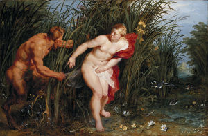 Pan y Siringe, de Rubens (1617)