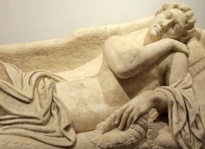 «La bella adormentada», un espléndido sarcófago romano recuperado en estados Unidos. DR