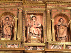 Restaurado del retablo mayor de San Vicente de Sada en Navarra