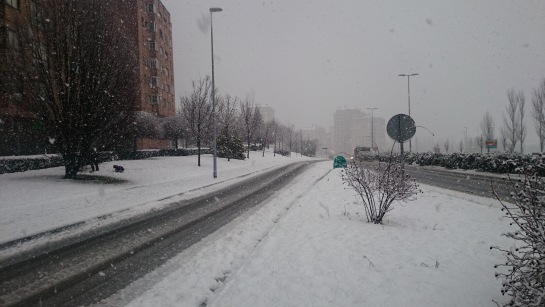 Pamplona ha activado este viernes su Plan de Nieve