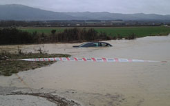 Garcia Tejerina dice que los daños provocados por las inundaciones en Navarra superan los 4 millones de euros