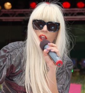 Lady Gaga, cropped. Wikimedia commons