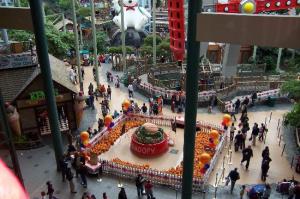 Vista del centro comercial "Mall of America" en Minnesota.