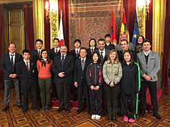 El Gobierno de Navarra recibe a la delegación japonesa de artes marciales 