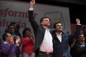 Acto cierre de Campaña de IU, con Antonio Maíllo, Alberto Garzón