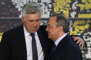 Florentino Pérez presenta a Carlo Ancelotti