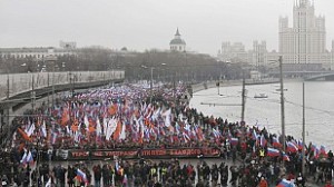 Marcha Moscú memoria Nemtsov