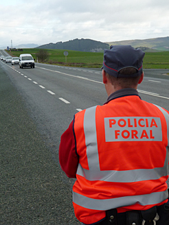 La Policía Foral despliega un dispositivo especial de seguridad ciudadana y vial durante la Semana Santa 