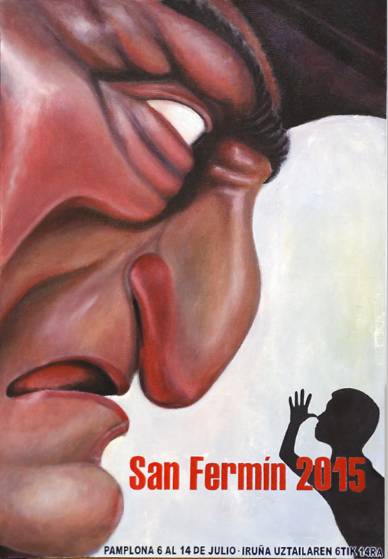 El cartel ‘Kilikón’ del pamplonés Javier Erice anunciará este año las fiestas de San Fermín