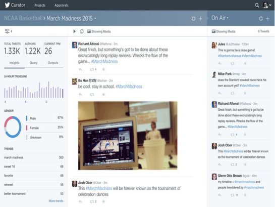Curator, la nueva herramienta de Twitter dirigida a los medios de comunicación
