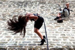 Festival 'La Muralla en Danza' en el Baluarte de Guadalupe de Pamplona