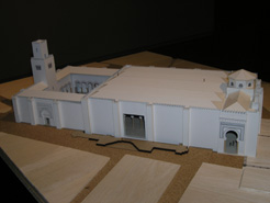 El Museo de Navarra expone una maqueta de la mezquita de Tudela