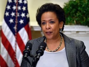 La fiscal general estadounidense, Loretta Lynch