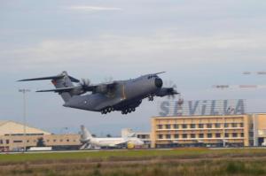Airbus militar se estrella Sevilla