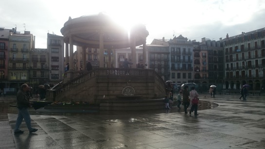 Hoy se celebra en la Plaza del Castillo se celebra la II Half Triathlon Pamplona
