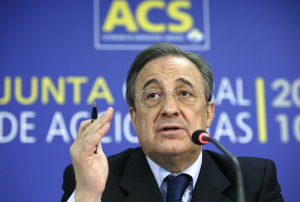 El presidente de ACS, Florentino Pérez