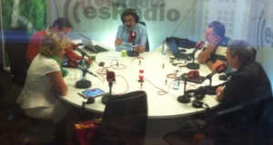 Esperanza Aguirre, a la izquierda, en frente, luis del Pino