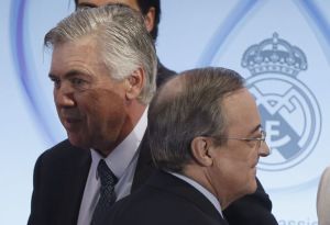 Florentino Perez y Carlo Ancelotti