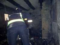 Un incendio, en el que no ha habido heridos, causa daños de consideración en una vivienda en Fitero  