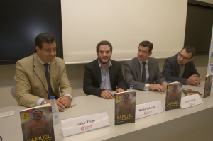 El periodista Nacho Labarga presenta en Pamplona la biografía de Samuel Sánchez ‘Samuel, el ciclista de oro’