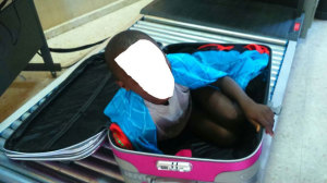 niño que se ocultó en una maleta en Ceuta