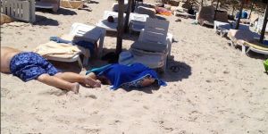 Cuerpos de los turistas asesinados en el complejo turístico de Susa, en Túnez.
