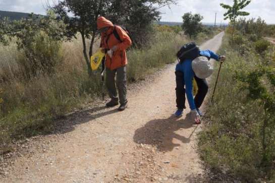 Lanzan una campaña para concienciar a los peregrinos sobre la necesidad de mantener limpio el Camino de Santiago 