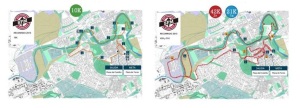 Recorrido maraton San Fermin 2015